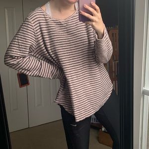 Land’s End Pink Stripped Top
